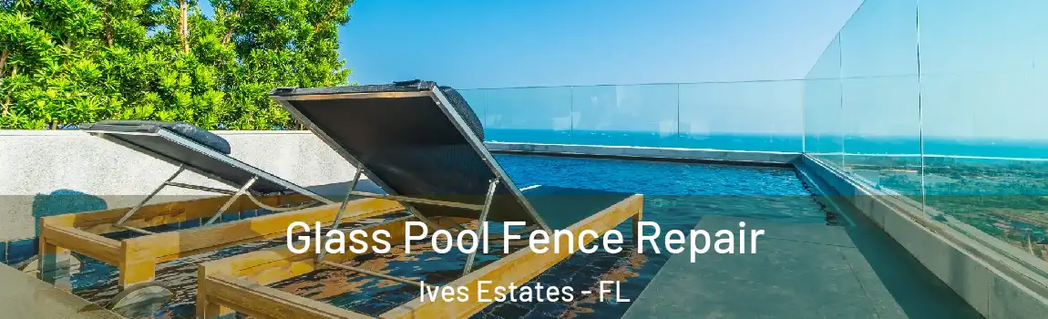 Glass Pool Fence Repair Ives Estates - FL